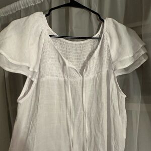 Elegant White Women's Top